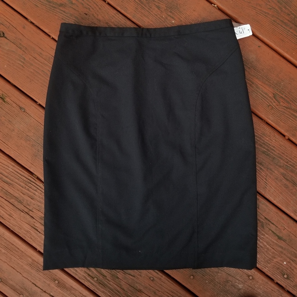 NWT Pendleton Wool Pencil Skirt in Navy Blue